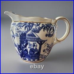 Royal Crown Derby Blue Mikado Teapot & Sugar Bowl & Creamer? Gold Rim 28.5