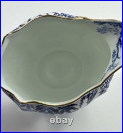 Royal Crown Derby Blue Mikado Water Jug Pitcher 1912 Date Stamp 5 3/4 tall