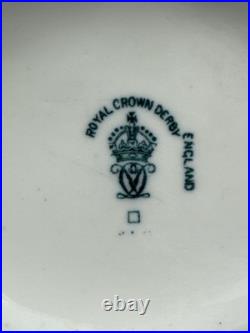 Royal Crown Derby Blue Mikado Water Jug Pitcher 1912 Date Stamp 5 3/4 tall