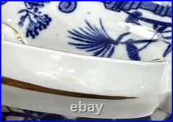 Royal Crown Derby Blue Mikado Water Jug Pitcher 1912 Date Stamp 5 3/4 tall