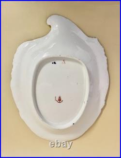 Royal Crown Derby Bone China Cobalt Desert Service Bowl Flower Baskets Gilt 3707