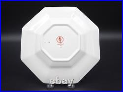 Royal Crown Derby Bone China Old Imari 9 Octagonal Luncheon Plate #1128