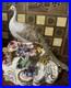 Royal-Crown-Derby-Bone-China-Peacock-Figurine-Flower-Signed-J-Gould-7x7-VGC-01-hbgn