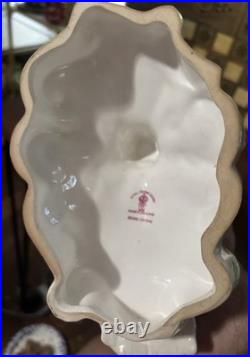 Royal Crown Derby Bone China Peacock Figurine Flower Signed J Gould 7x7 VGC