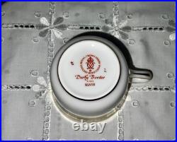 Royal Crown Derby Border Bone China (30pc) 6 X 5 Pc Settings / England