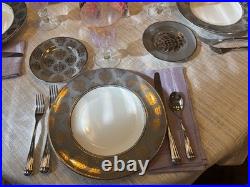 Royal Crown Derby Bristol Belle Graphite dinnerware