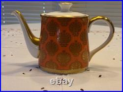 Royal Crown Derby Bristol Belle Orange teapot