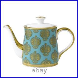 Royal Crown Derby Bristol Belle Turquoise Full Coverage Small Tea Pot. NEW