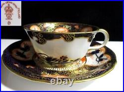 Royal Crown Derby British Antique Demitasse Cup & Saucer Old imari