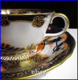 Royal Crown Derby British Antique Demitasse Cup & Saucer Old imari