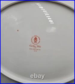 Royal Crown Derby CARLTON BLUE 14 Oval Serving Platter EXCELLENT Bone China