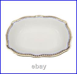 Royal Crown Derby CARLTON BLUE 9 Oval Vegetable Bowl EXCELLENT Bone China