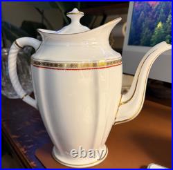 Royal Crown Derby CARLTON RED Coffee Pot RARE MINT Condition 1st Quality