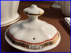 Royal Crown Derby CARLTON RED Coffee Pot RARE MINT Condition 1st Quality
