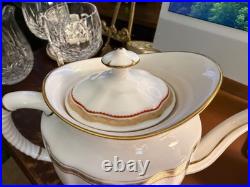 Royal Crown Derby CARLTON RED Coffee Pot RARE MINT Condition 1st Quality
