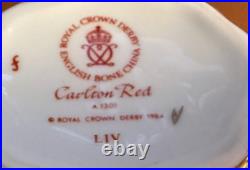 Royal Crown Derby CARLTON RED Coffee Pot RARE MINT Condition 1st Quality