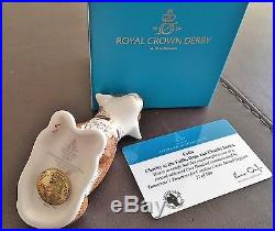 Royal Crown Derby COLIN the PUPPY Paperweight ltd edt 500 only UK new exclusive