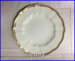 Royal Crown Derby Carlton Gold Dinner Plate 10 1/2 Bone China England