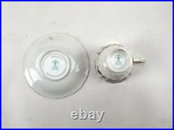 Royal Crown Derby Chatsworth Tea Cups & Saucers Set Of 4
