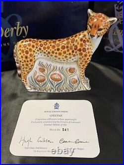 Royal Crown Derby Cheetah Paperweight