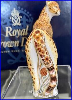 Royal Crown Derby Cheetah Paperweight