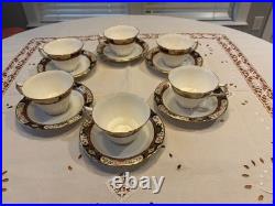 Royal Crown Derby Chelsea Garden tea cups and saucers (active pattern)