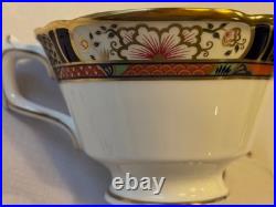 Royal Crown Derby Chelsea Garden tea cups and saucers (active pattern)