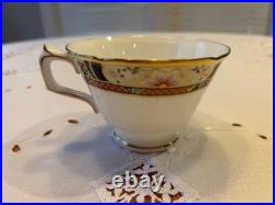 Royal Crown Derby Chelsea Garden tea cups and saucers (active pattern)