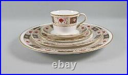 Royal Crown Derby China DERBY BORDER-FLAT CUP 5pc Place Setting(s)Multi Avail