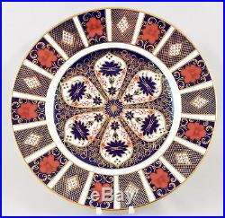 Royal Crown Derby China Old Imari 1128 10½ Dinner Plates X 6 2nd Perfect