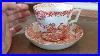 Royal-Crown-Derby-China-Red-Aves-Breakfast-Cup-And-Saucer-1959-01-wiwv