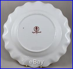 Royal Crown Derby China Royal Antoinette 10¼ Dinner Plates X 6 1st Mint