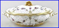 Royal Crown Derby China Royal Antoinette Vegetable Tureen & Cover 1st Excellent