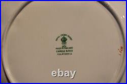 Royal Crown Derby Chinese Birds Green 6 Salad Plates 8 5/8