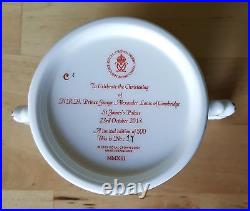 Royal Crown Derby Christening of Prince George, Four Piece Set