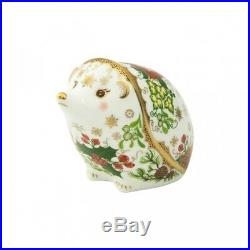 Royal Crown Derby Christmas Hedgehog Paperweight