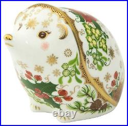 Royal Crown Derby Christmas Hedgehog Paperweight New 1st Quality Boxed