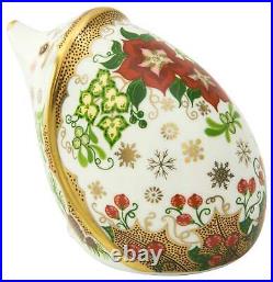 Royal Crown Derby Christmas Hedgehog Paperweight New 1st Quality Boxed