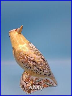 Royal Crown Derby Citron Cockatoo Bird Bone China Figurine Rare Made In England