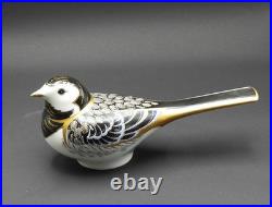 Royal Crown Derby Clipboard Bird Pie Wagtail Multicolor