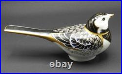 Royal Crown Derby Clipboard Bird Pie Wagtail Multicolor