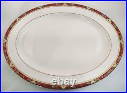 Royal Crown Derby Cloisonné 16 1/4 Oval Serving Platter