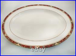 Royal Crown Derby Cloisonné 16 1/4 Oval Serving Platter