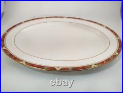 Royal Crown Derby Cloisonné 16 1/4 Oval Serving Platter