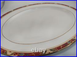 Royal Crown Derby Cloisonné 16 1/4 Oval Serving Platter