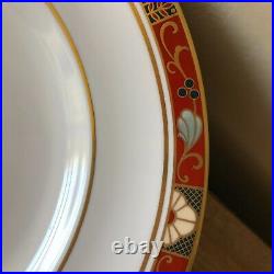 Royal Crown Derby Cloisonne Set of 10 Salad Plates