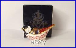 Royal Crown Derby Coal Tit Bird Paperweight Boxed