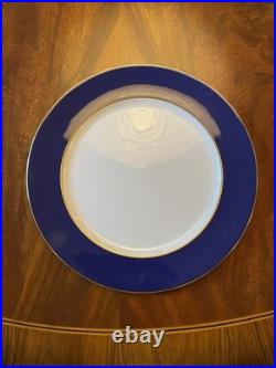 Royal Crown Derby Cobalt Band Bone China Blue/Gold Plate A. 1311 1985 England
