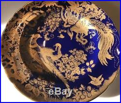 Royal Crown Derby Cobalt/Gold Aves Salad Plate