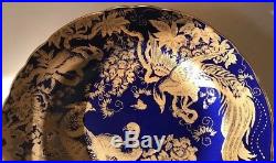 Royal Crown Derby Cobalt/Gold Aves Salad Plate